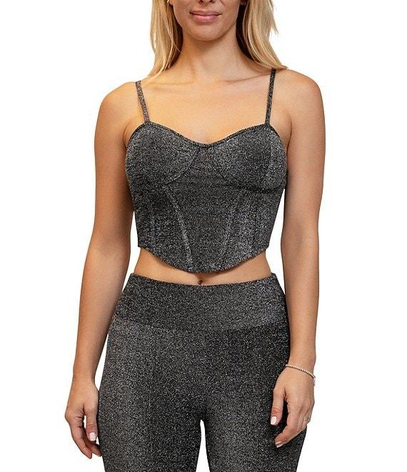 Stevie by Steve Madden Curved Hem Bustier Top Product Image