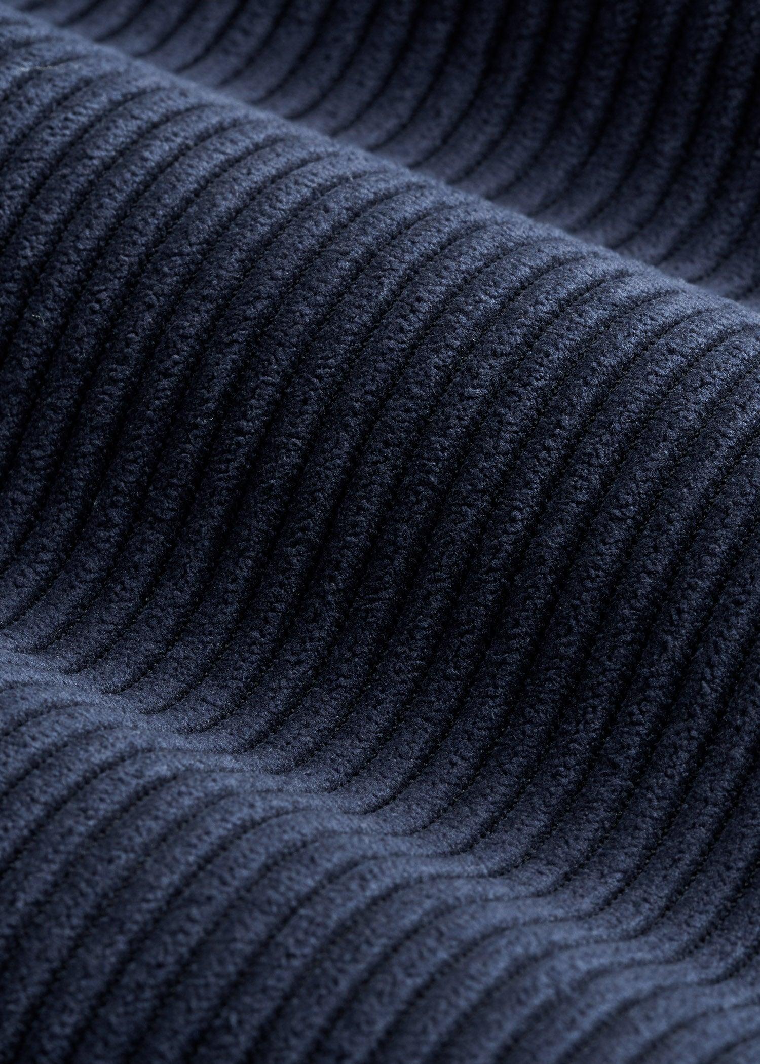 Corduroy Button Shirt for Tall Women in Navy Female Product Image