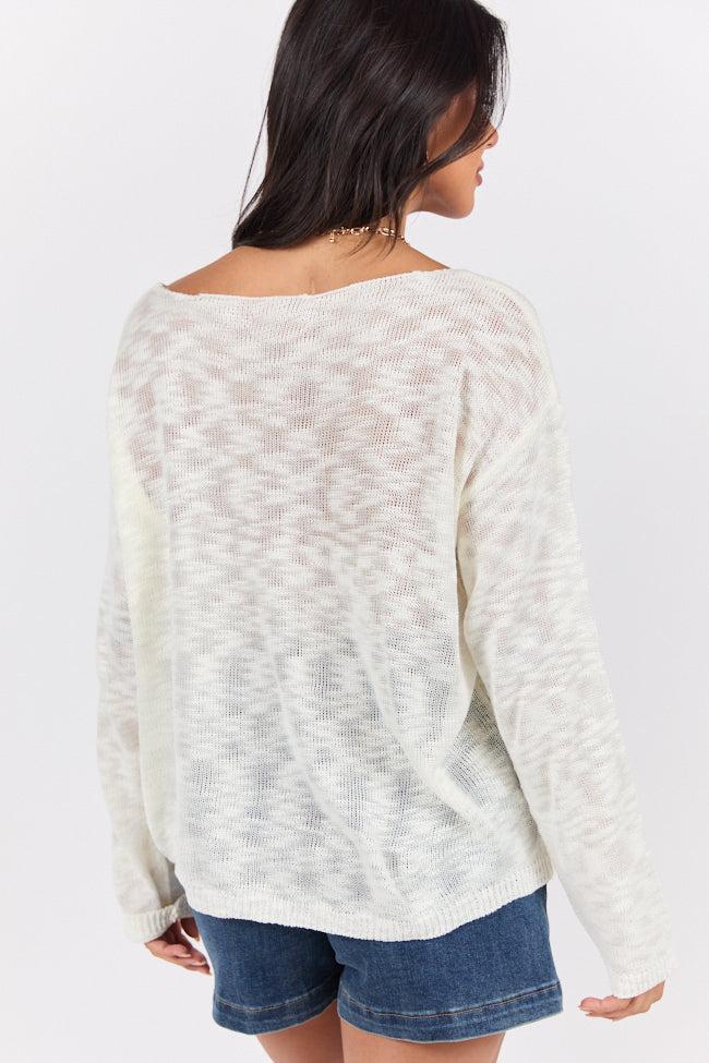 Sunset Key Ivory Sweater FINAL SALE Product Image