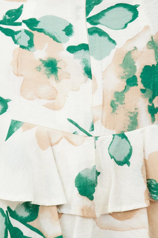 Spring Blooming Crop Top Green Product Image