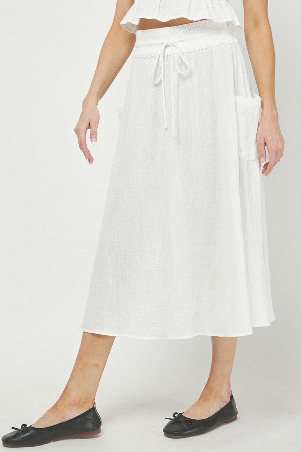 Gauze Maxi Skirt Product Image