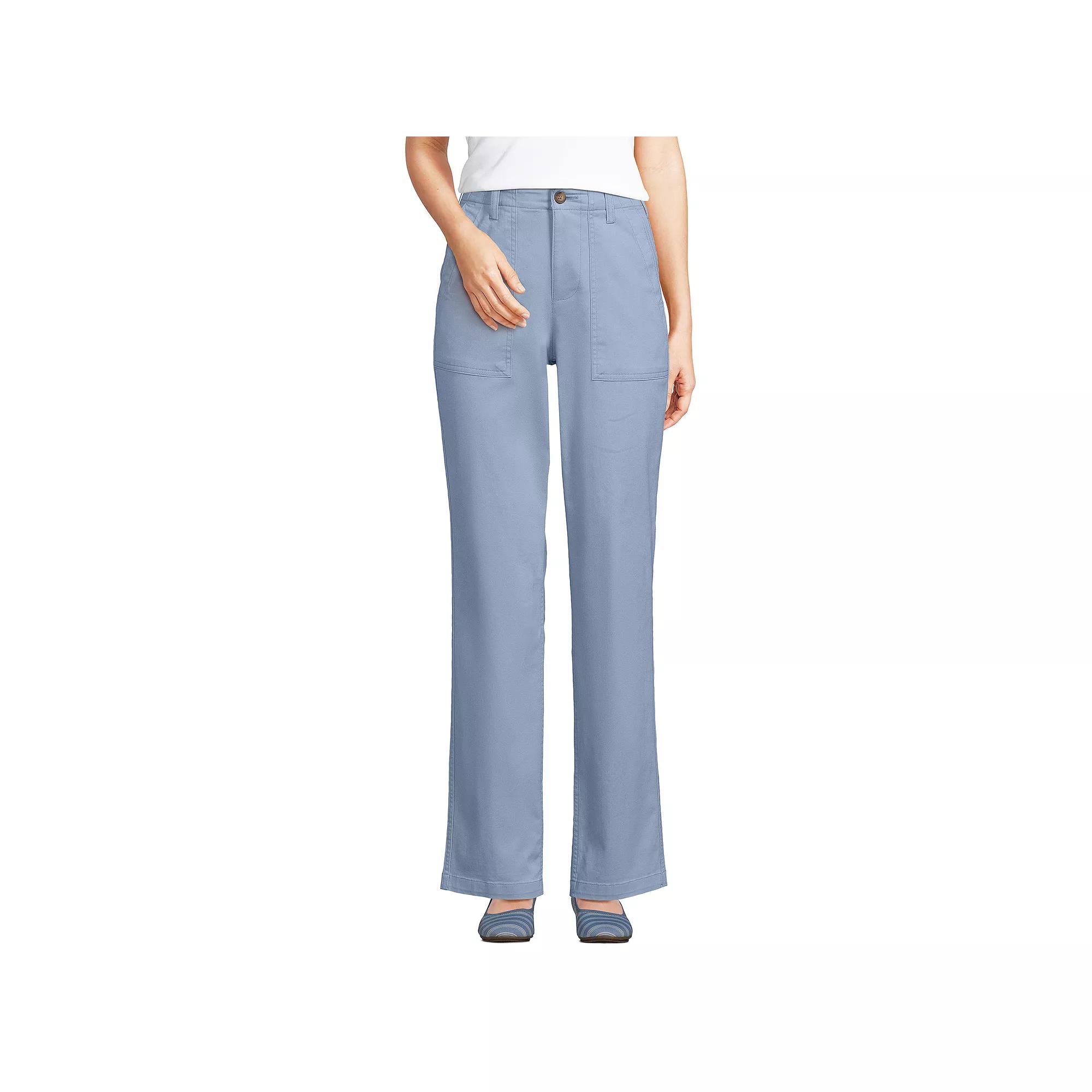 Women's Lands' End High Rise Chino Utility Pants,  Product Image
