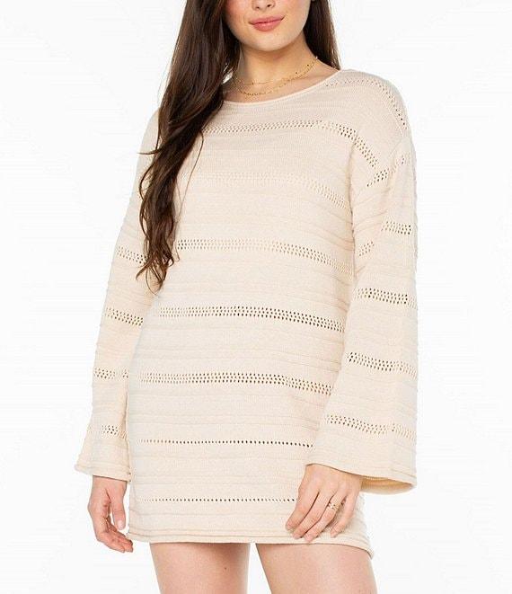 Roxy Bondi Sunset Long Sleeve Sweater Dress Product Image