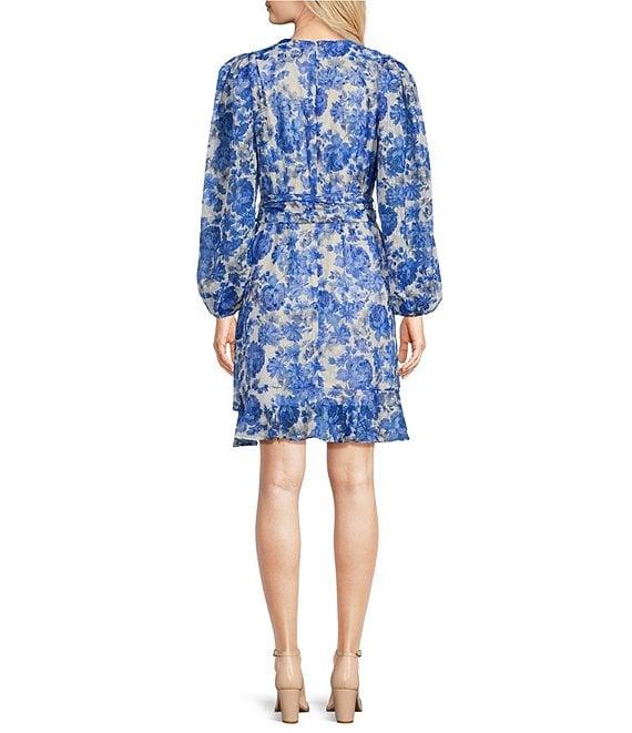 Alex Marie Petite Size Laurel Long Sleeve Above Knee A-Line Dress Product Image