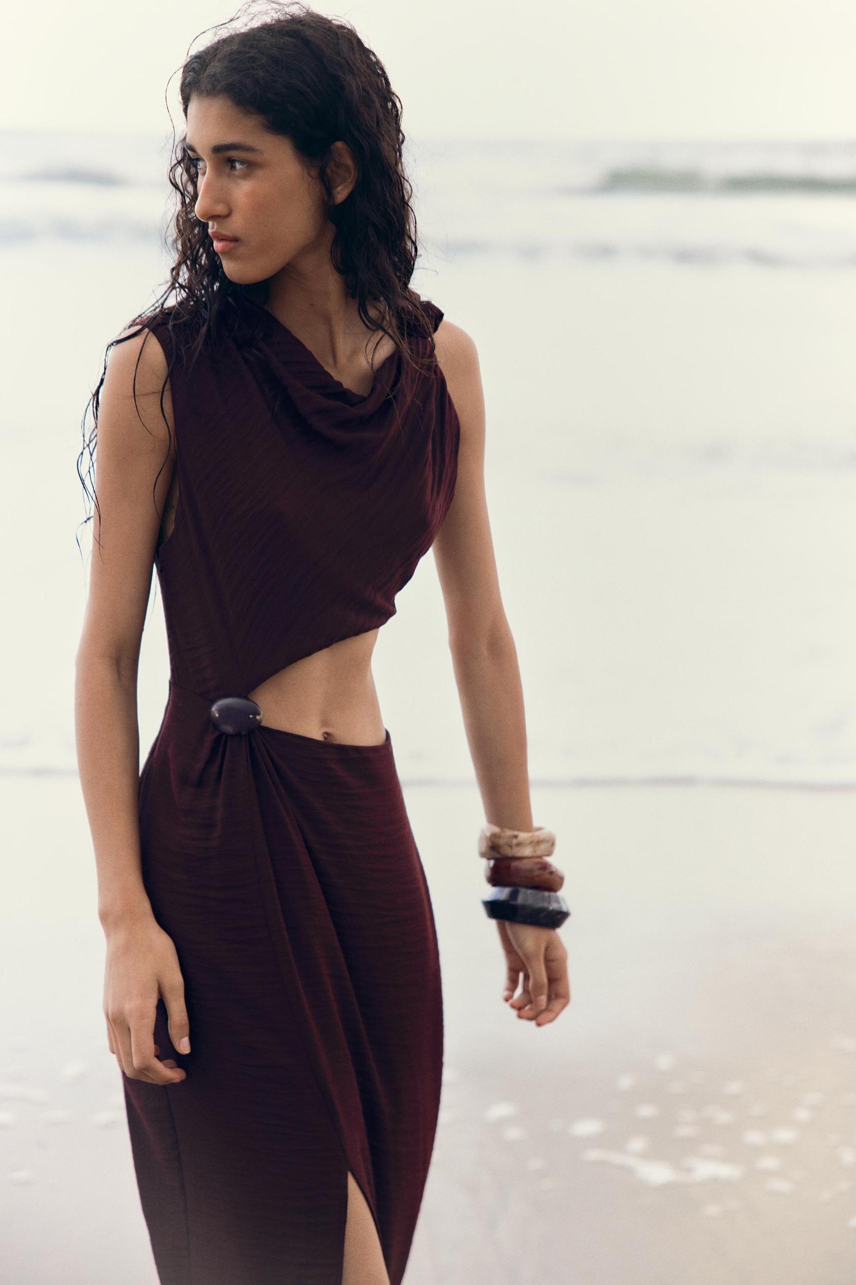 CUT OUT MIDI DRESS Product Image