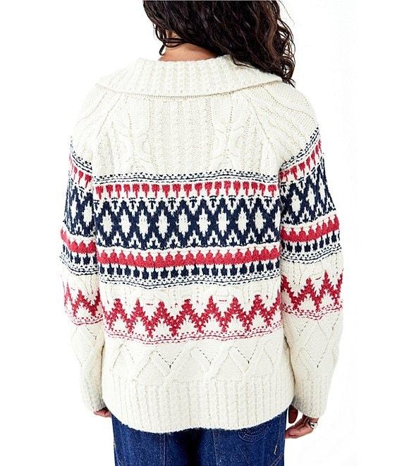 BDG Urban Outfitters Long Sleeve Fairisle Cardigan Product Image