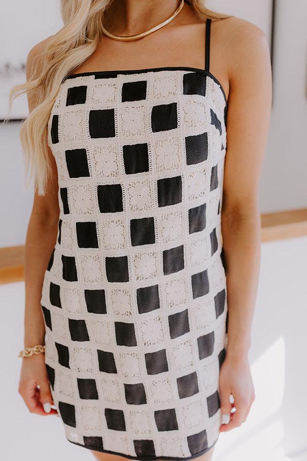 Boho Lifestyle Crochet Mini Dress Product Image