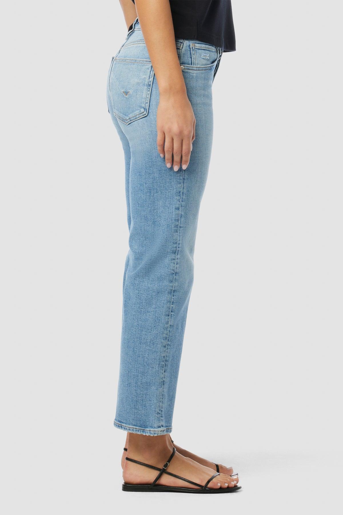 Rosie High-Rise Wide Leg Ankle Jean Female Product Image