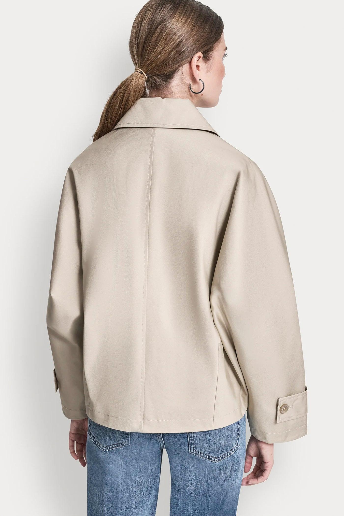 SINGLE-BREASTED MILITARY SHORT TRENCH Product Image