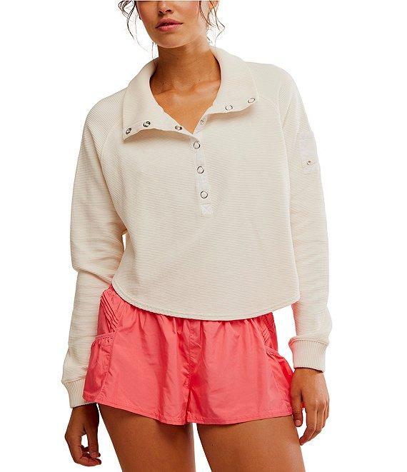 FP Movement So Fly Ribbed Henley Layer Top Product Image