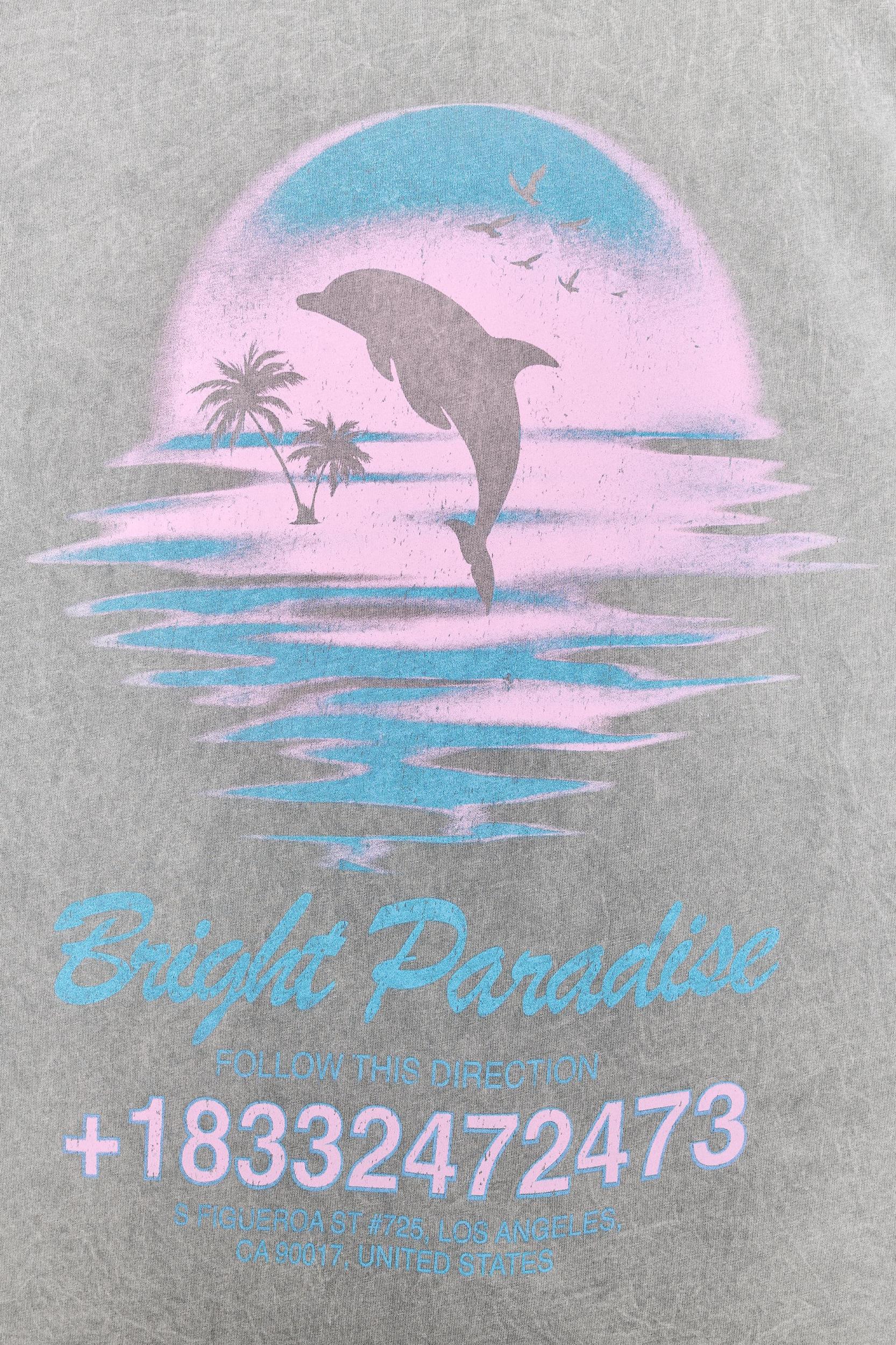 PRINTED WASHED EFFECT T-SHIRT Product Image