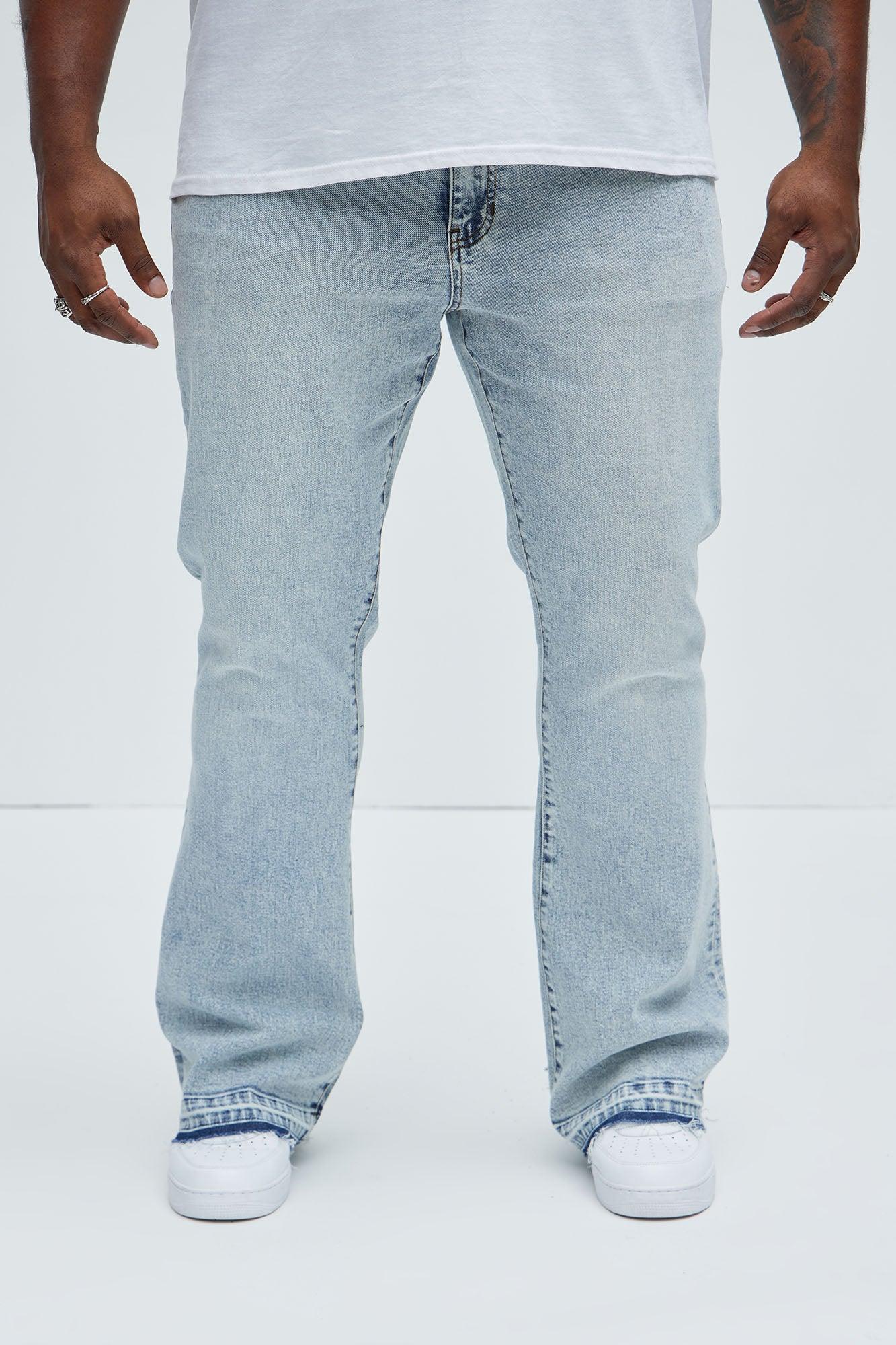 Cornell Slim Flare Jeans - Light Wash Product Image