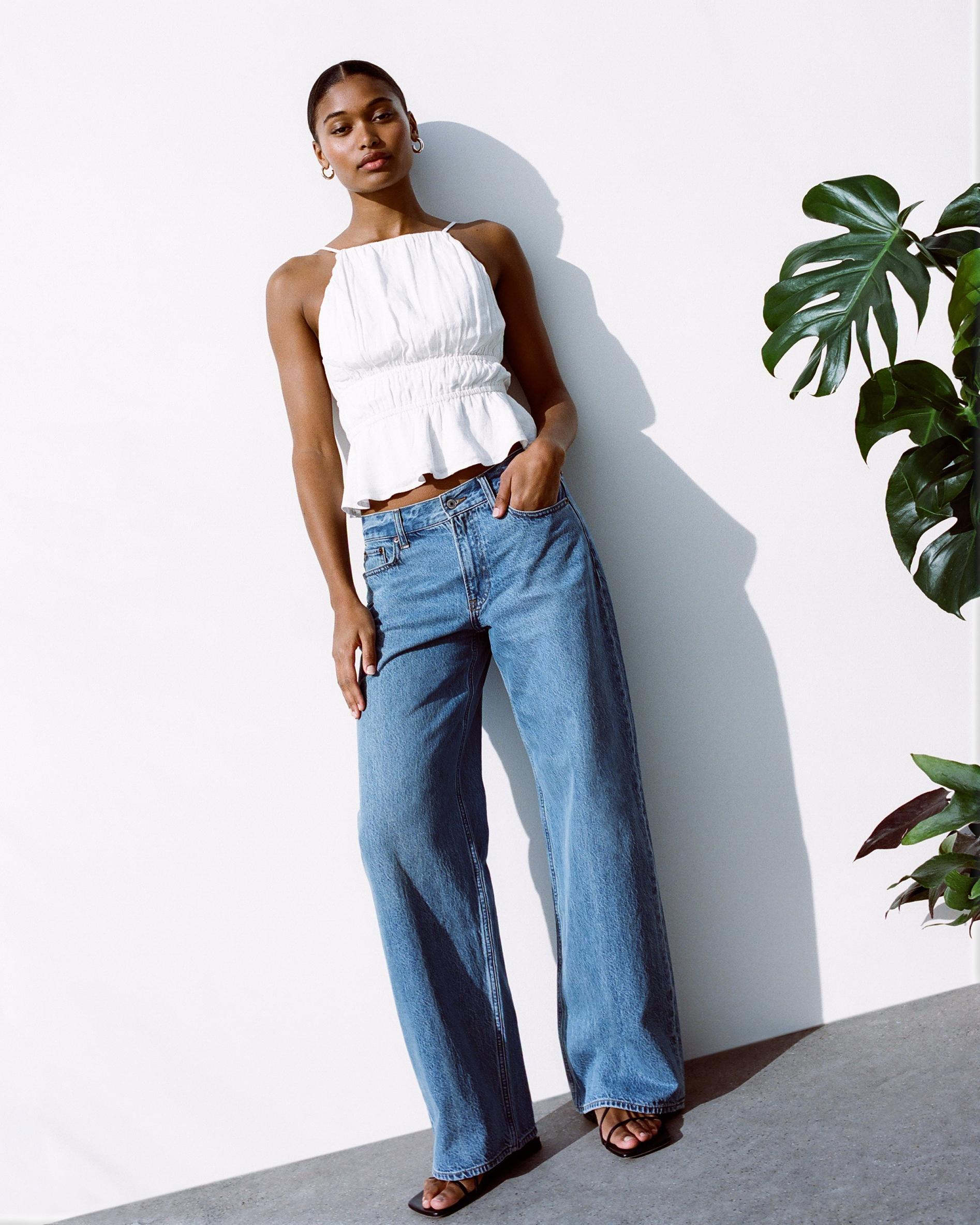 Curve Love Low Rise Ultra Loose Jean Product Image