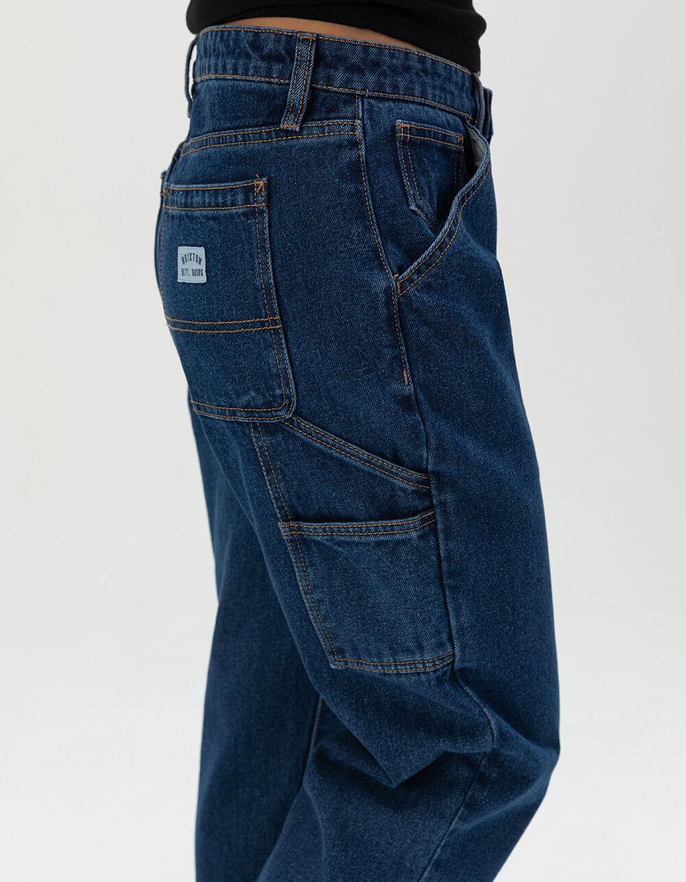 BRIXTON Essex Womens Painter Pants - MEDIUM INDIGO Product Image