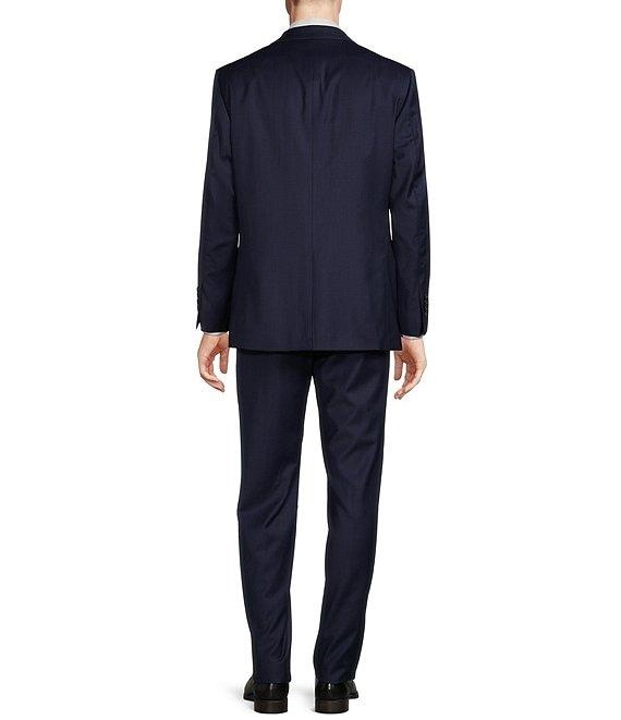 Hickey Freeman Classic Fit 2-Reverse Pleat Solid Pattern 2-Piece Suit Product Image