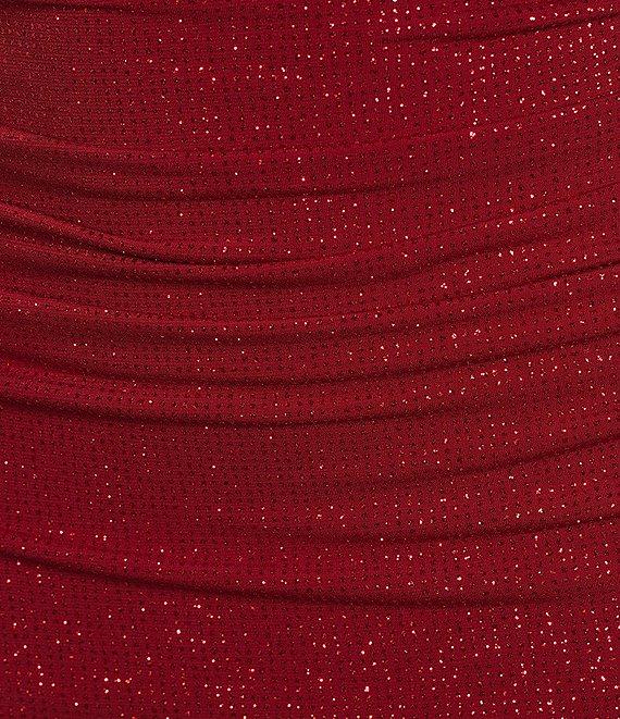 City Vibe Plunge Neck Spaghetti Strap Dress Product Image