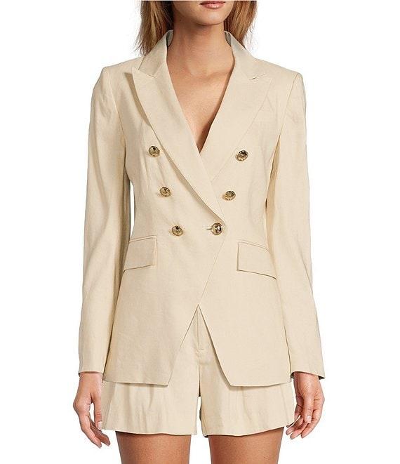 Antonio Melani Aurora Notch Lapel Long Sleeve Coordinating Button Front Blazer Product Image