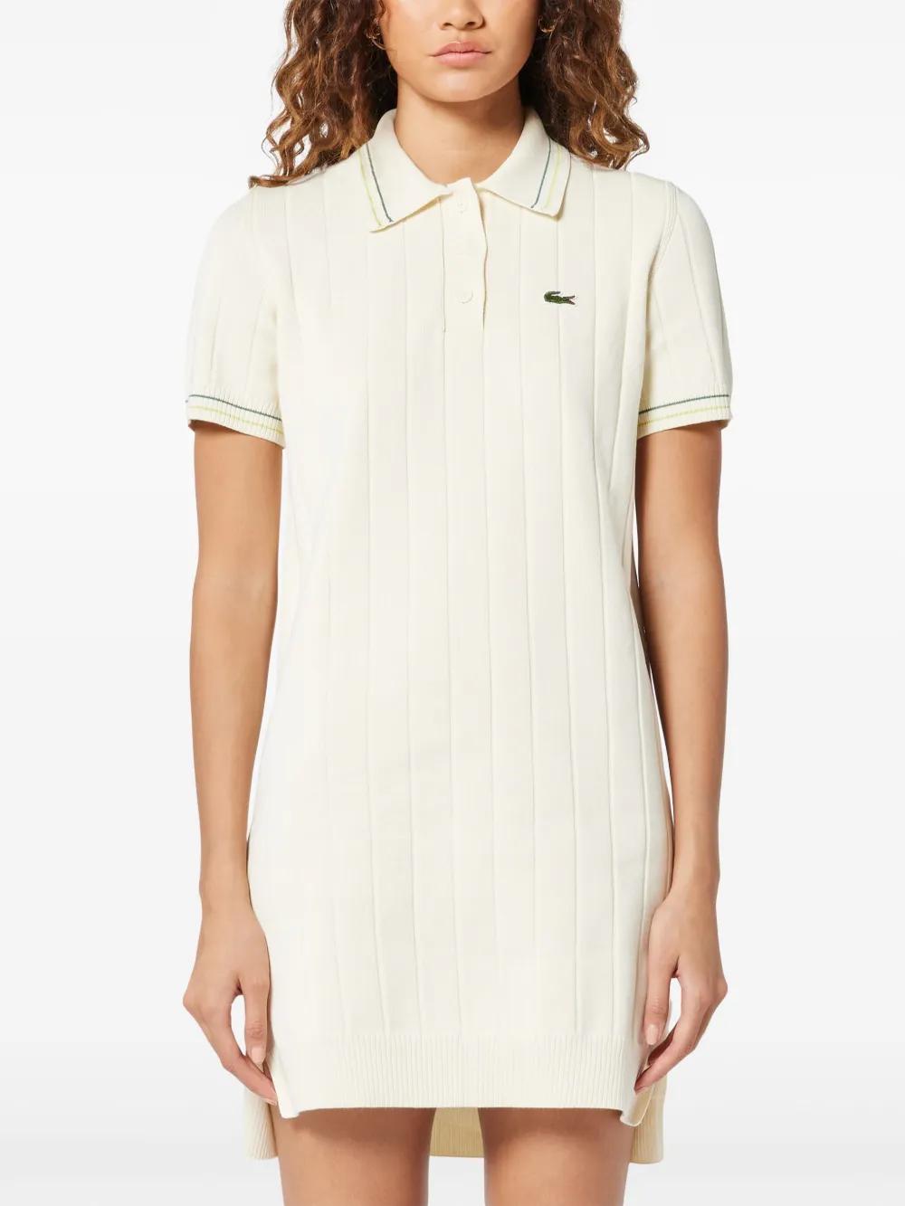 short-sleeved polo minidress Product Image
