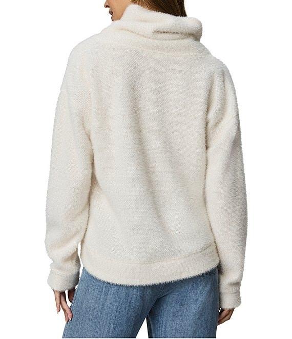 Splendid Rowan Fuzzy Knit Cowl Neck Long Sleeve Top Product Image