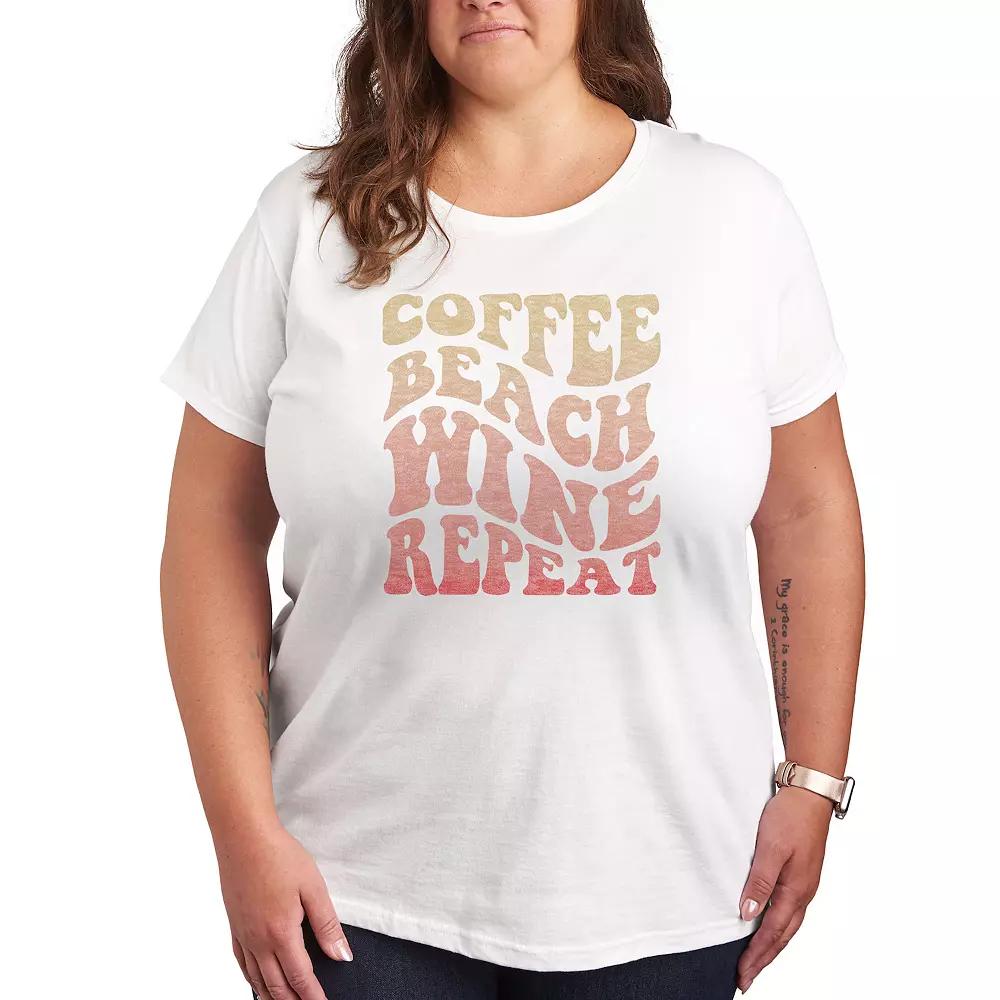 Plus Coca-Cola Enjoy USA Graphic Tee, Women's,  Product Image