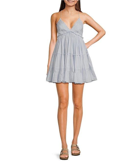 BDG Urban Outfitters Aria Sleeveless Babydoll Mini Dress Product Image