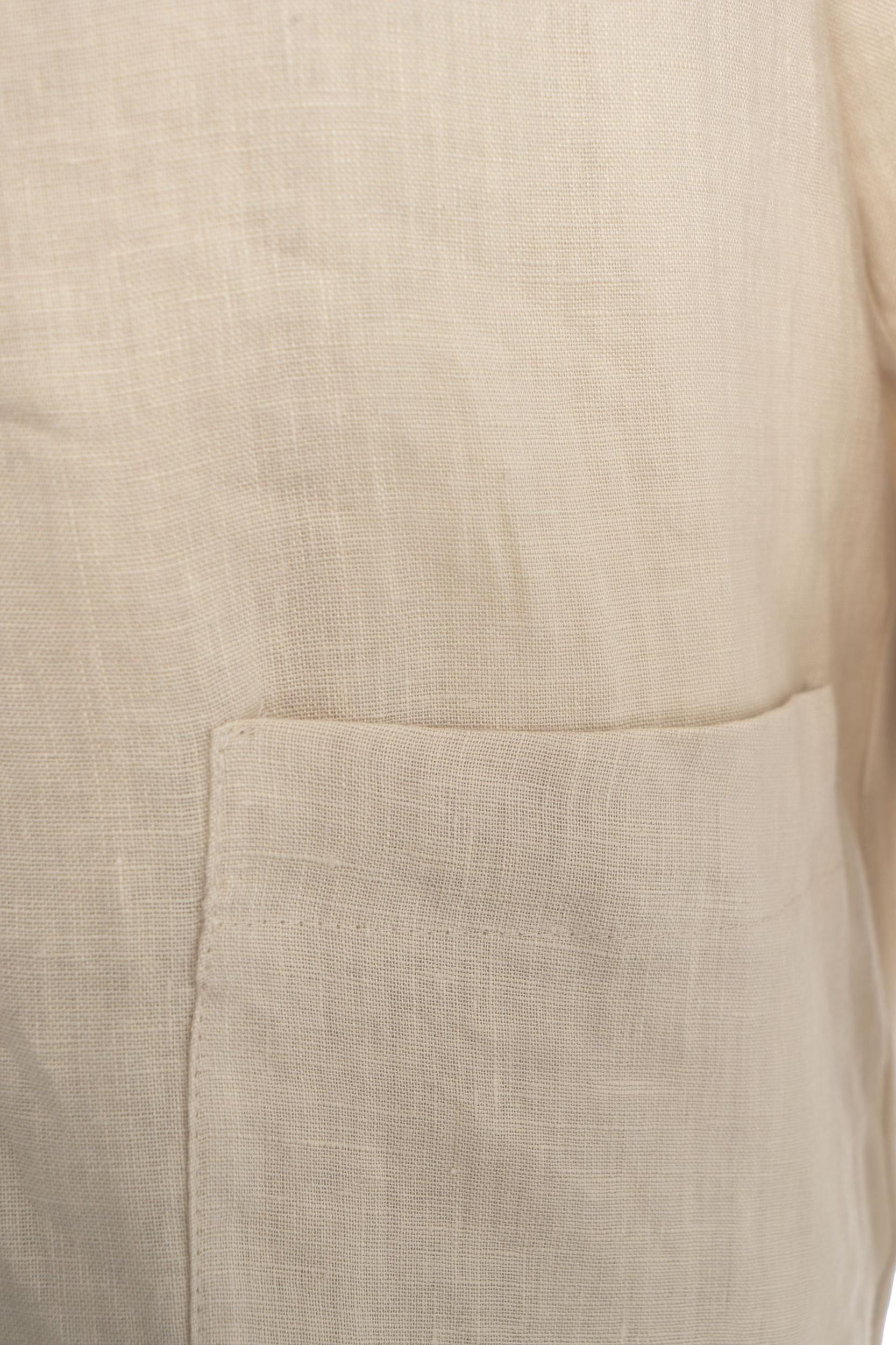 Single-breasted linen blazer Product Image