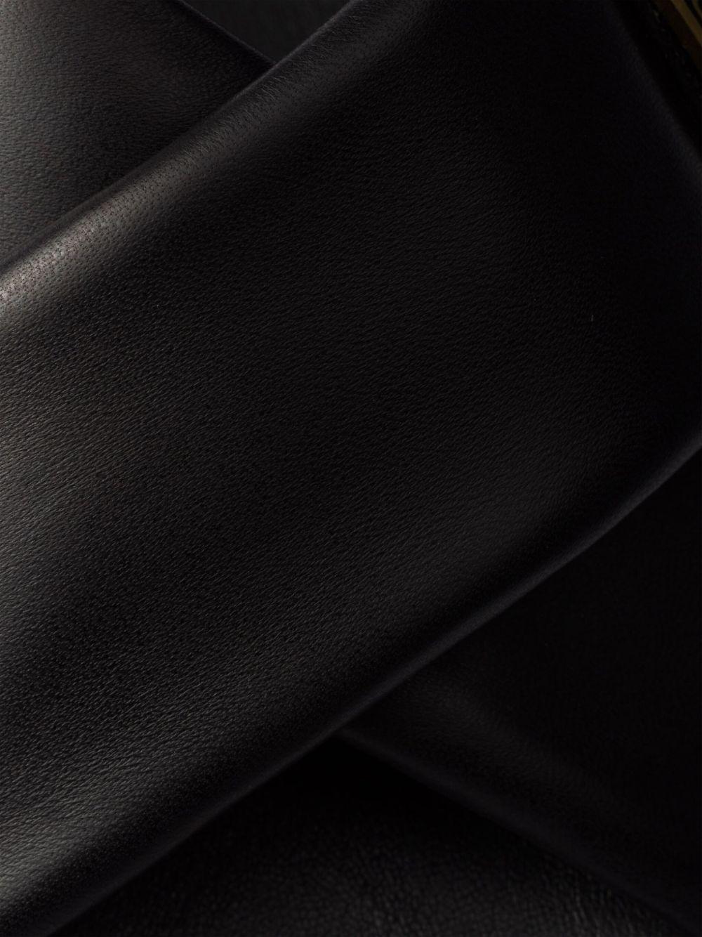 Padded nappa leather slides Product Image