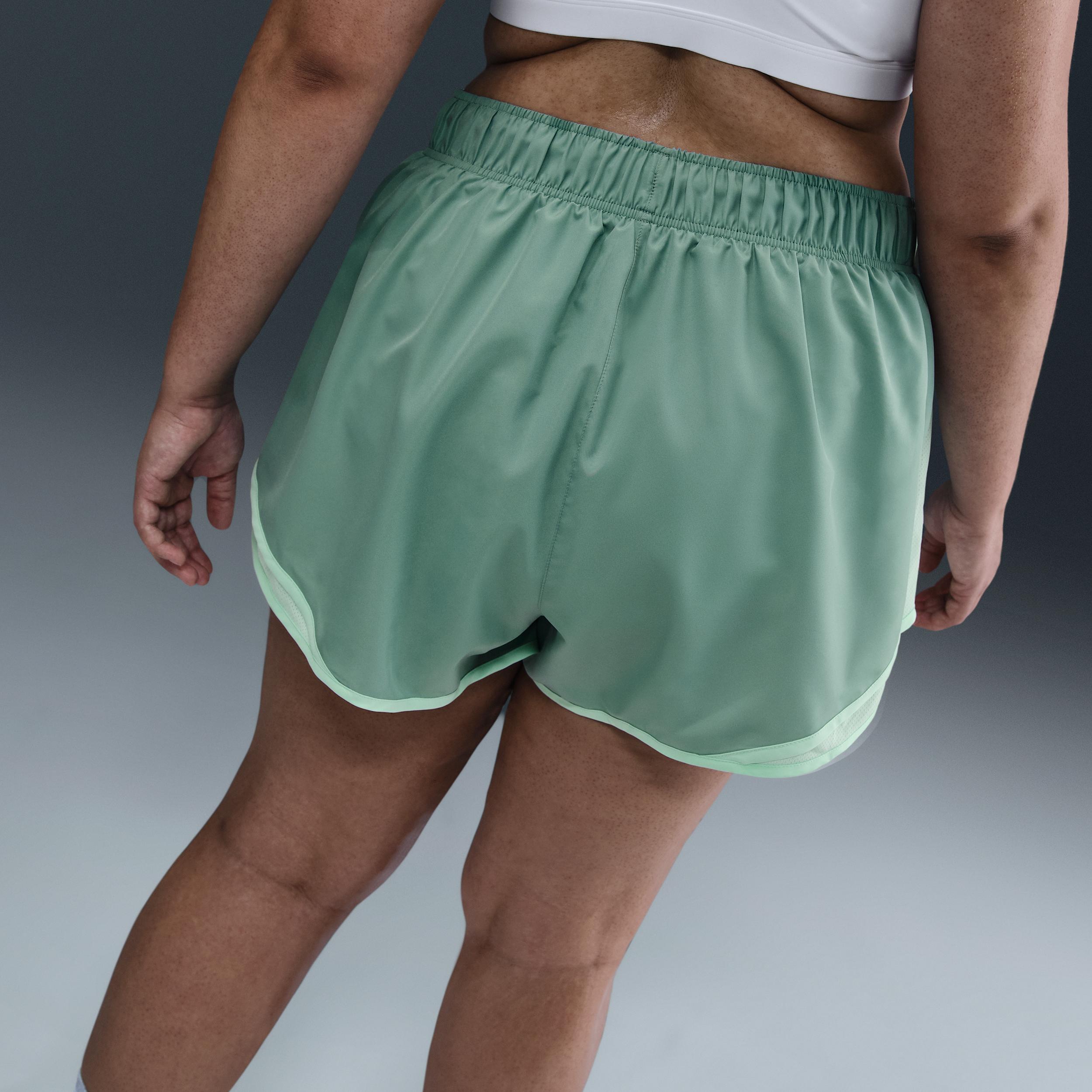 Nike Women's Tempo Dri-FIT Mid-Rise 3" Brief-Lined Running Shorts (Plus Size) Product Image