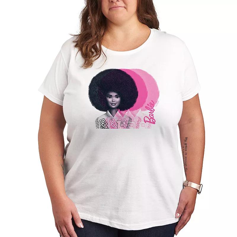Plus Barbie® Black And Pink Graphic Tee, Women's,  Product Image