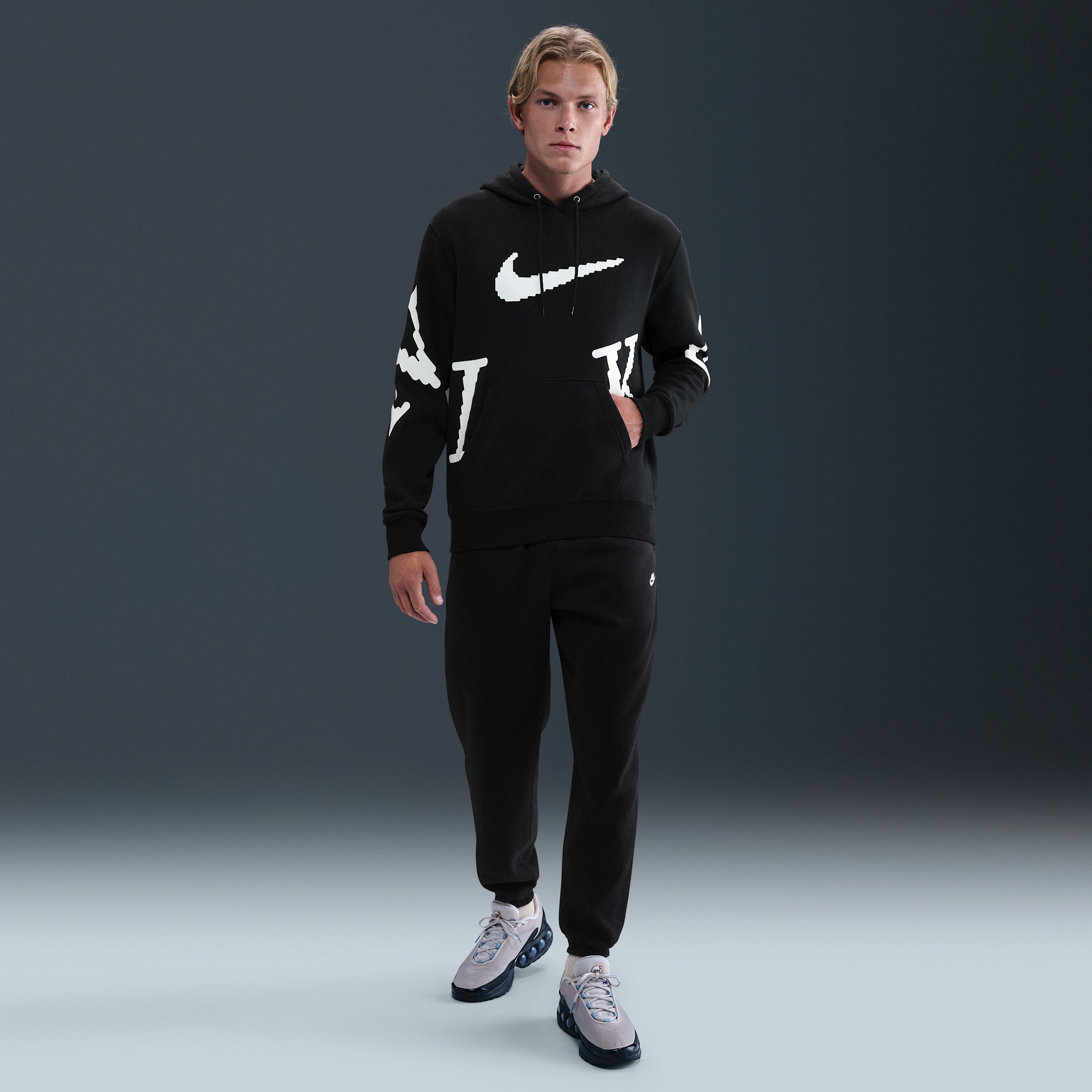 Mens Nike Sportswear Club Fleece Hoodie | IH4258-010 Product Image