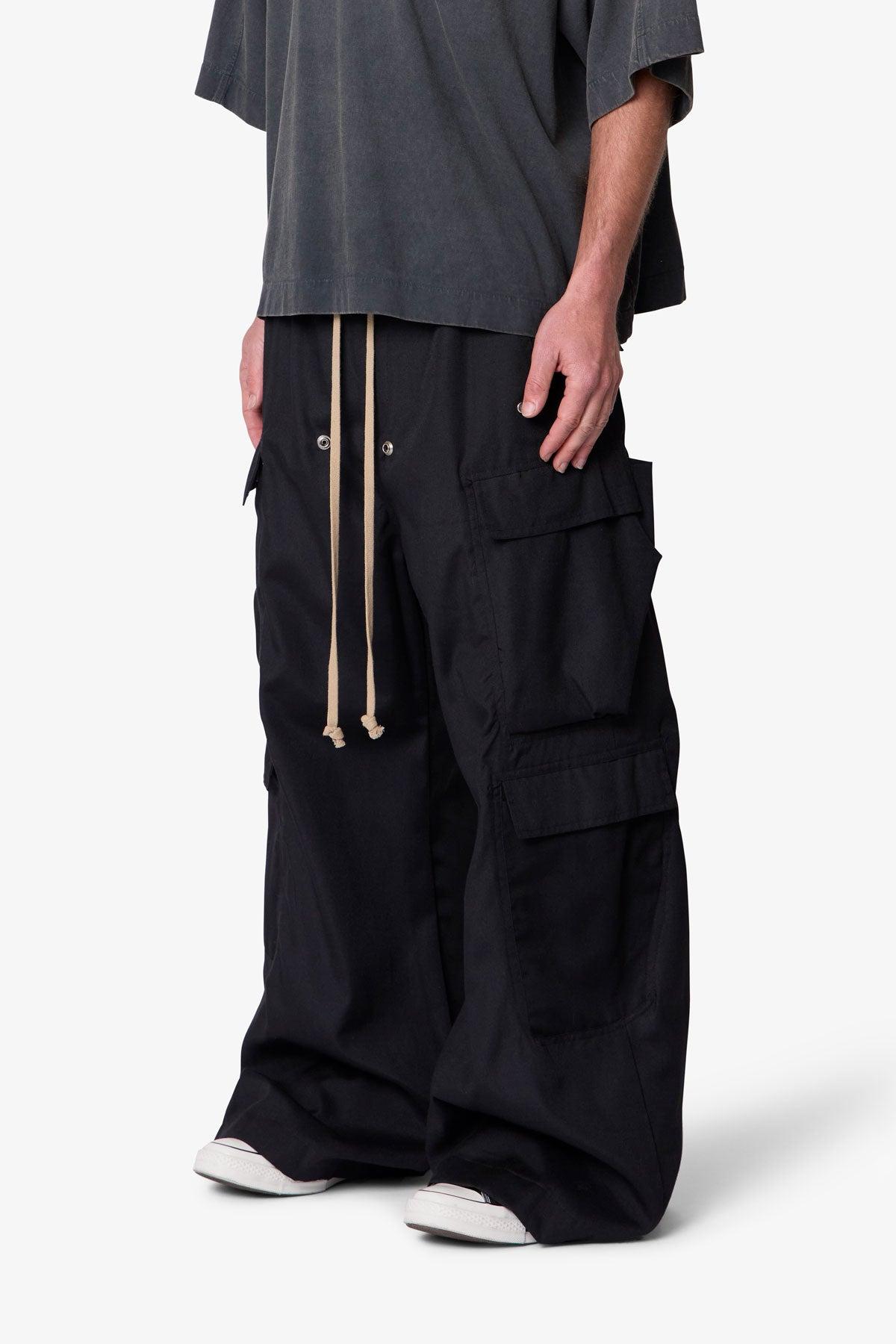 Rave Double Cargo Pants - Black Product Image