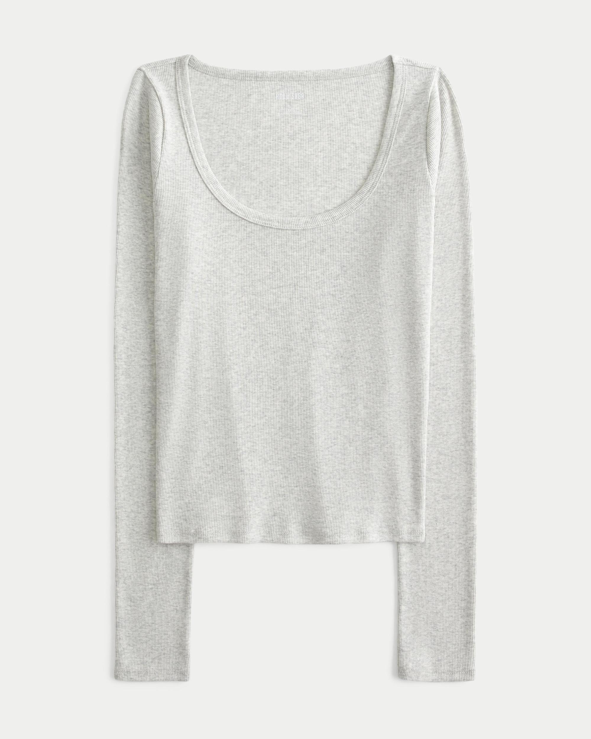 Ribbed Scoop Top Product Image