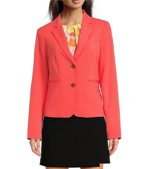 DKNY By Donna Karan Notch Lapel Two-Button Jacket Product Image