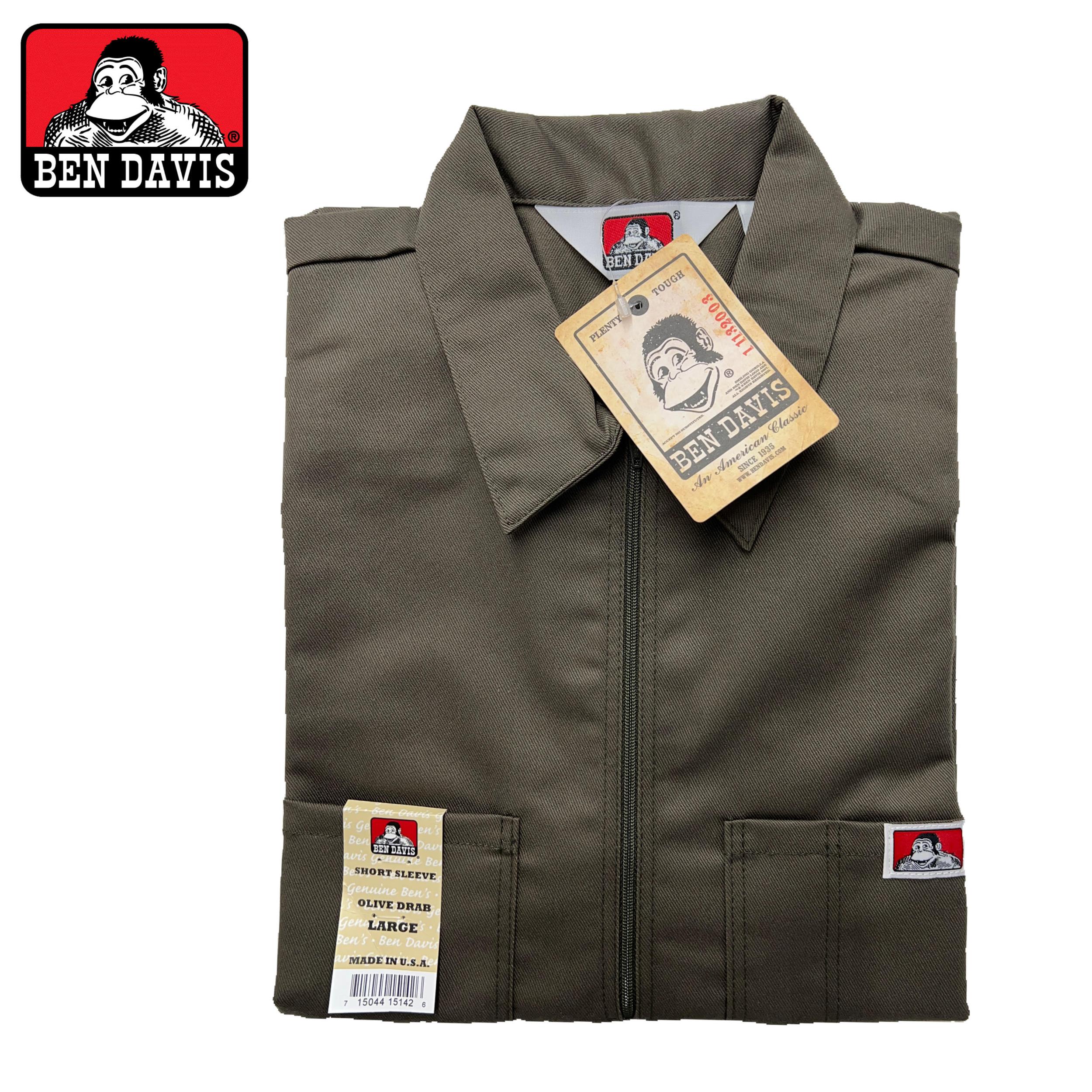 Ben Davis Short Sleeve Solid Half-Zip Shirt Male Product Image