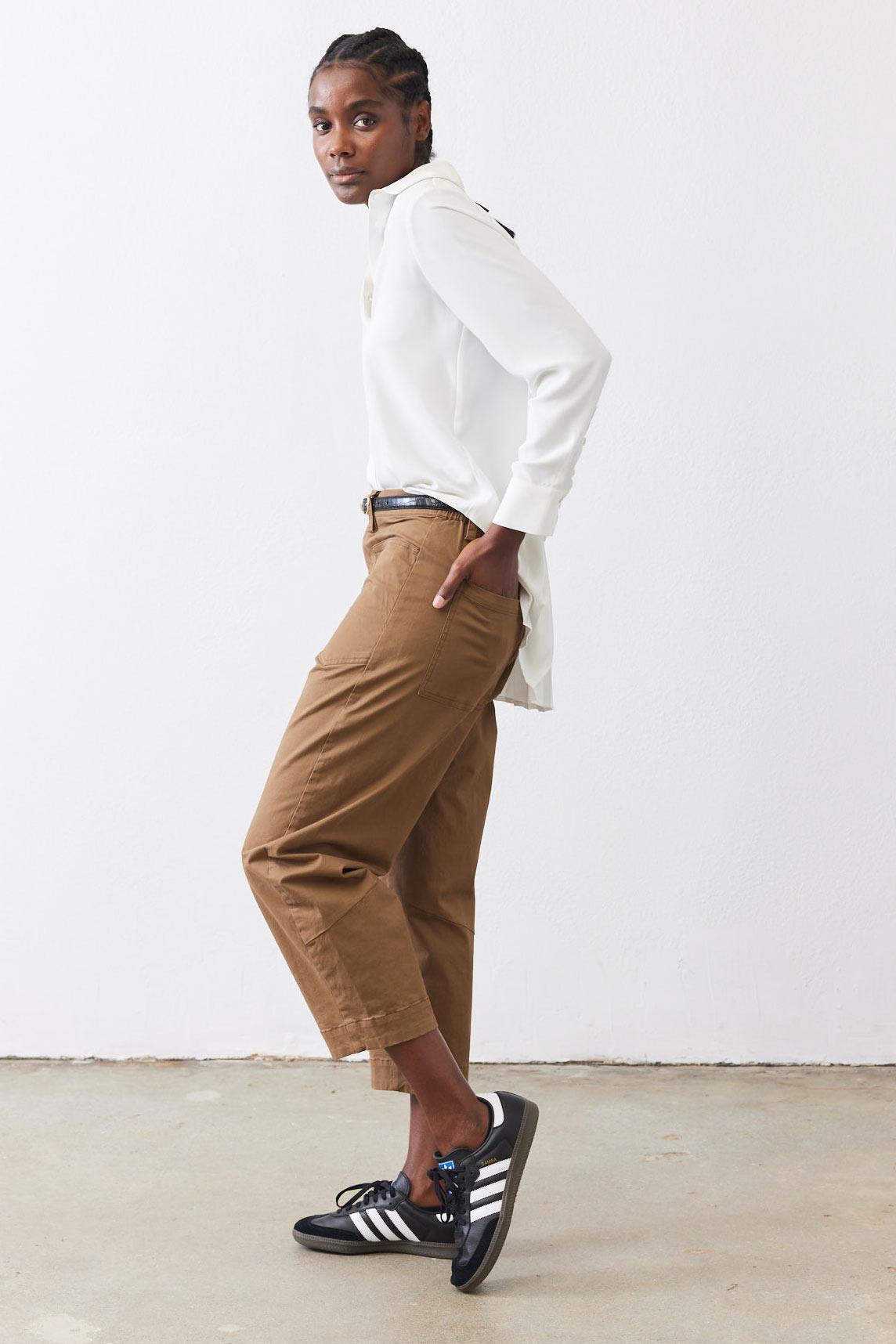 The Slouchy Soft Twill Pants Product Image