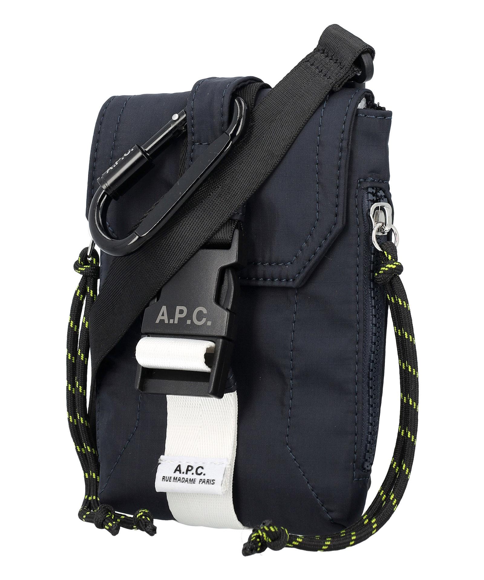 APC Navy Trek Crossbody Pouch In Iak Dark Navy Product Image