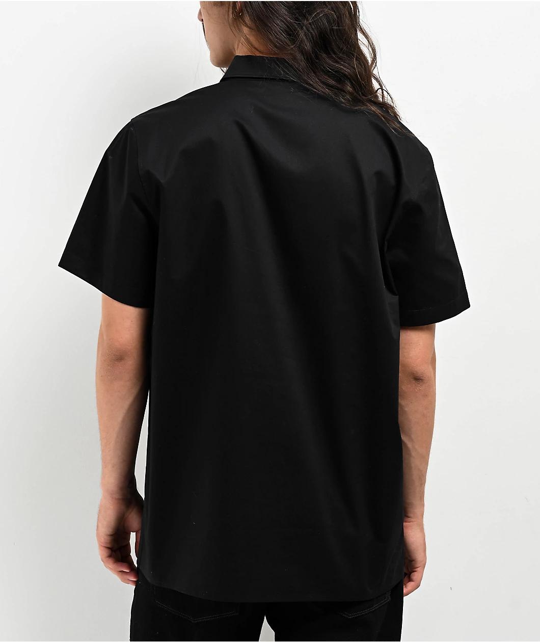 Broken Promises Antonym Black Button Up Shirt Product Image