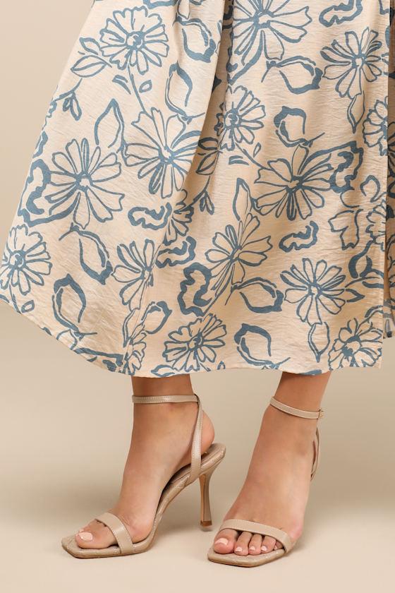 Bastina Sand High Heel Ankle Strap Sandals Product Image