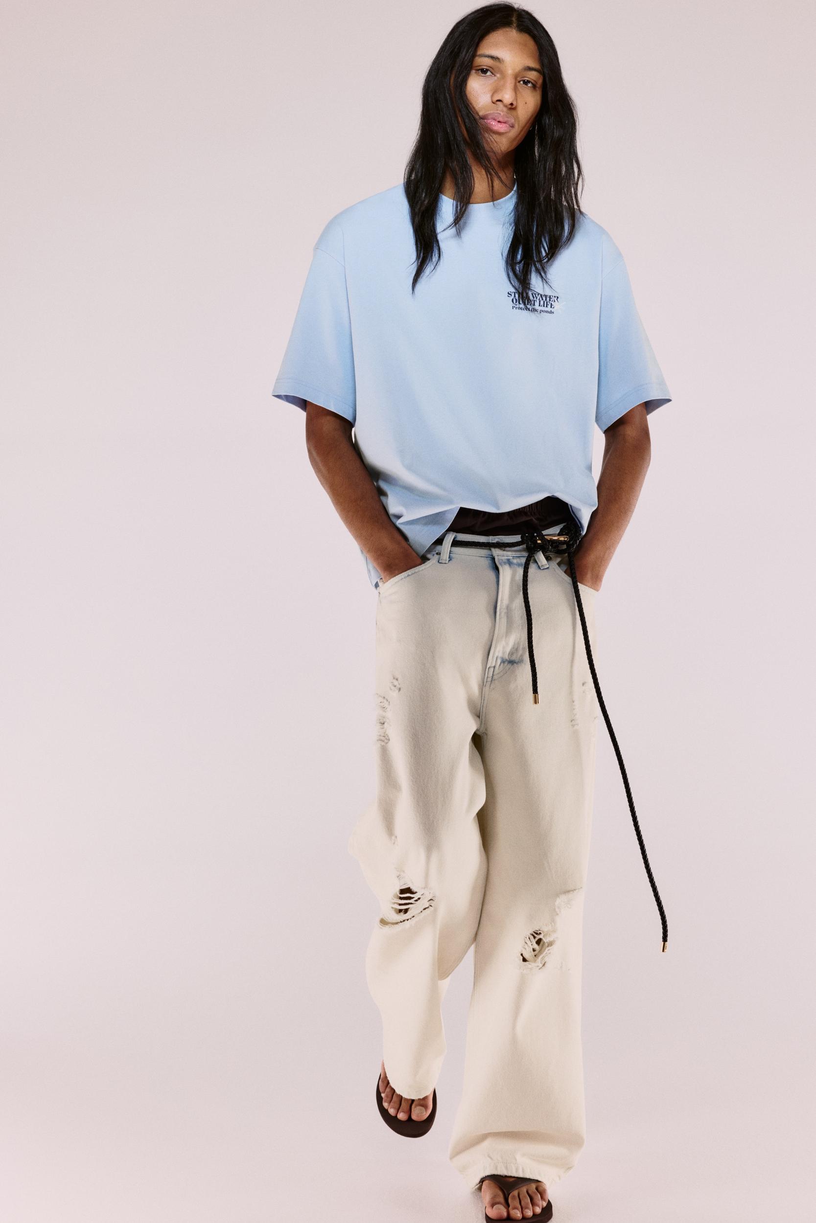 Loose Fit Printed T-shirt Product Image