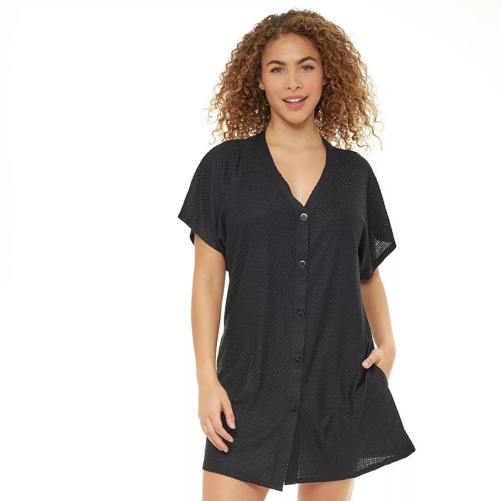 Women's Jordan Taylor Waffle-Weave Swim Cover-Up,  Product Image