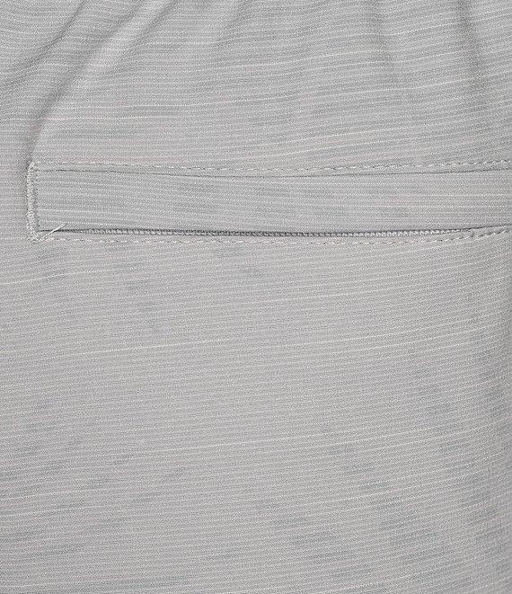 Caribbean Shadow Palm Print 8#double; Inseam Swim Trunks Product Image