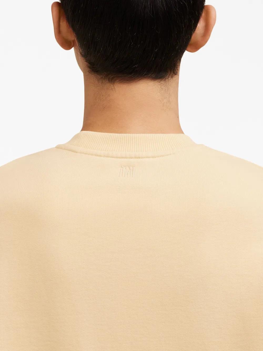 Ami de Coeur logo-embroidered cotton sweatshirt Product Image