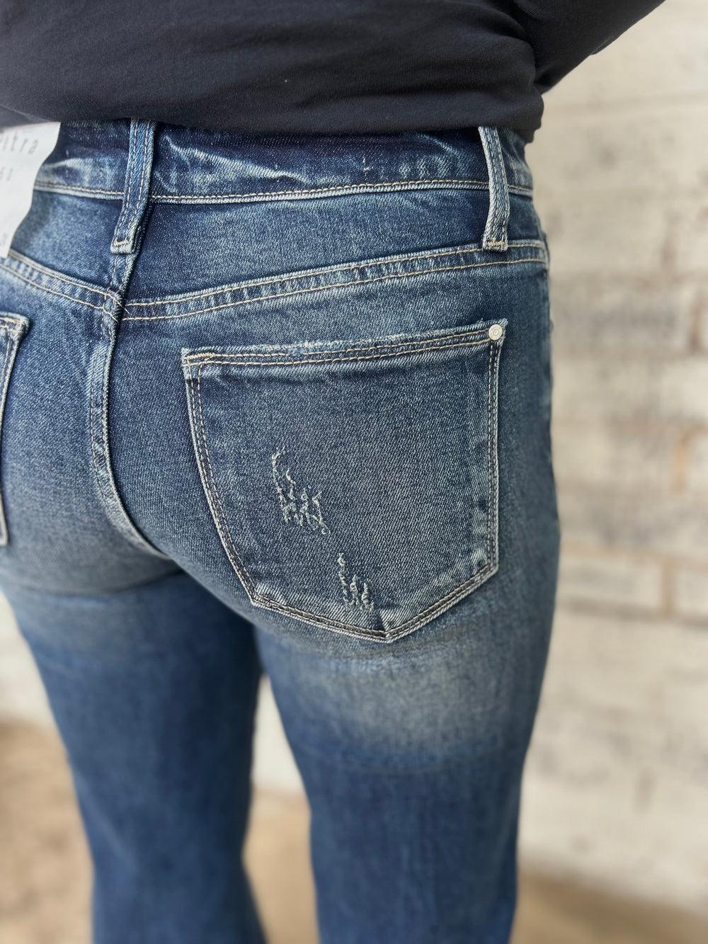 Petra Mid Rise Relaxed Flare w/ Cuffed Hem* Product Image