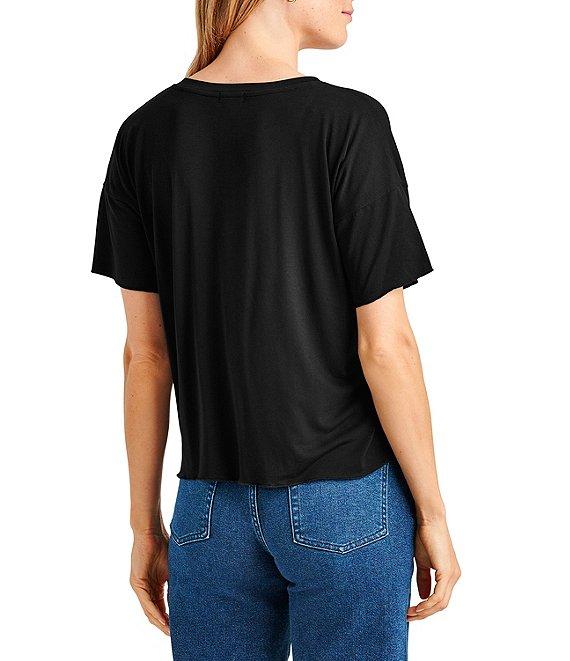 Splendid Bamboo V-Neck Short Sleeve Tee Product Image