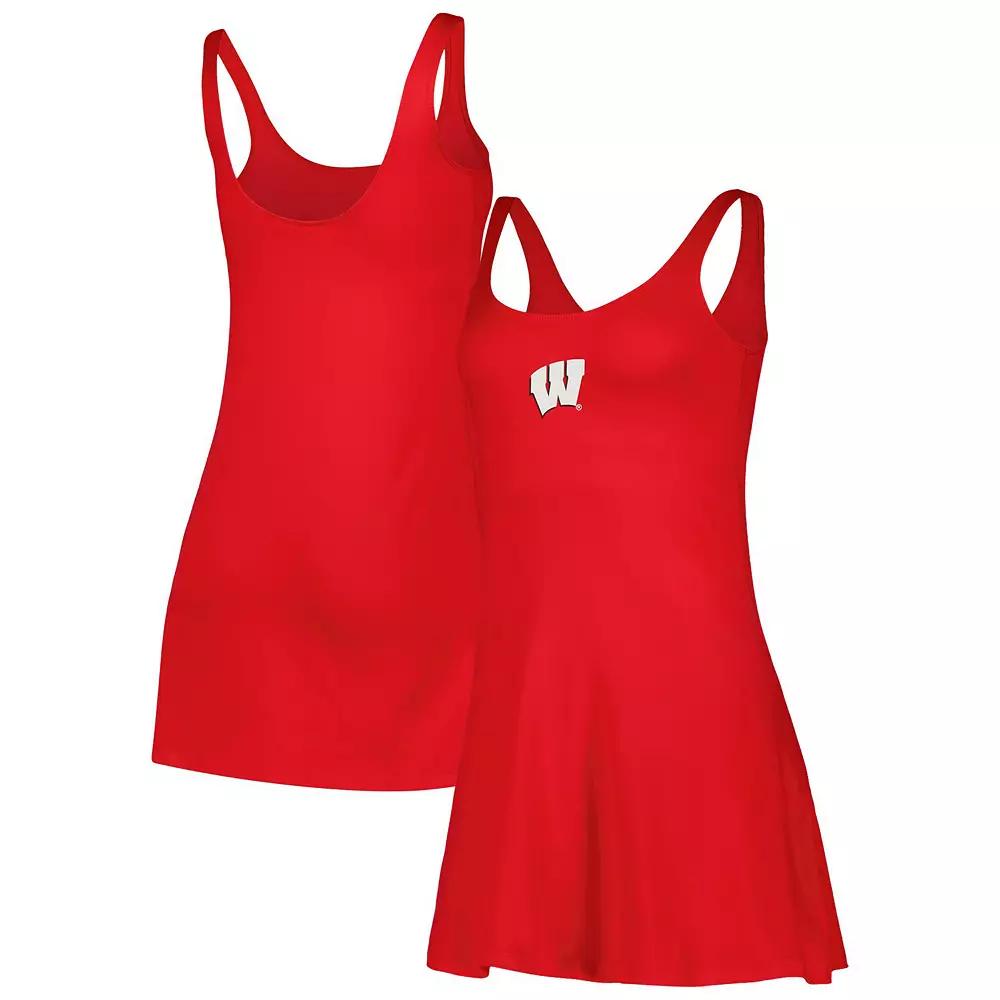 Women's ZooZatz Red Wisconsin Badgers Logo Scoop Neck Dress,  Product Image