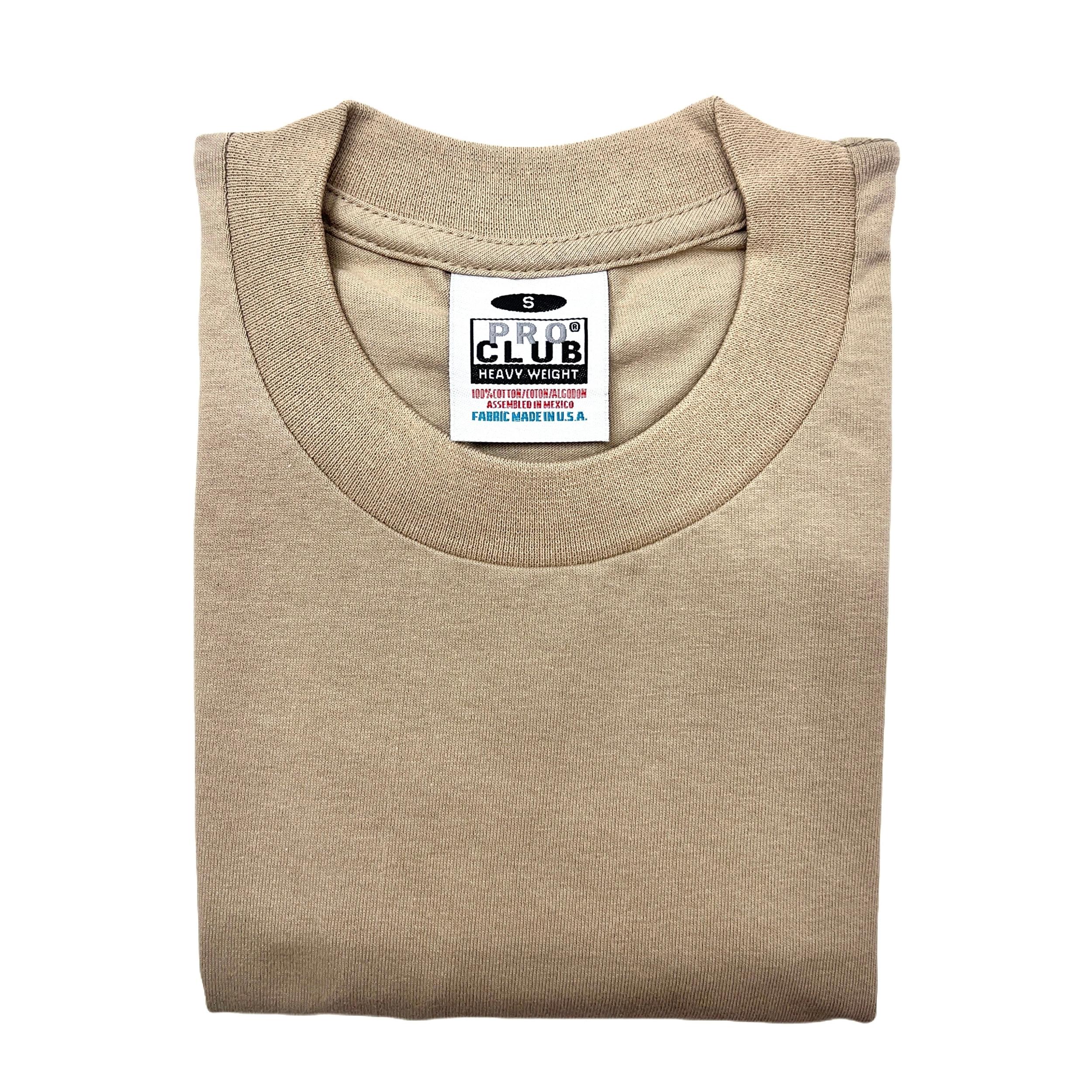 Pro Club Men's Heavyweight Cotton Short Sleeve Crew Neck T-Shirt (More Colors) Male Product Image