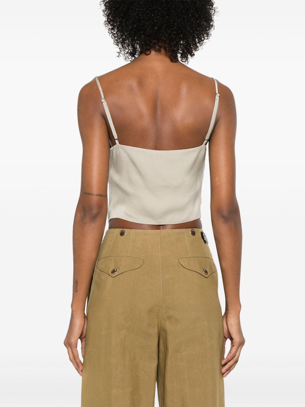 sleeveless crop top Product Image