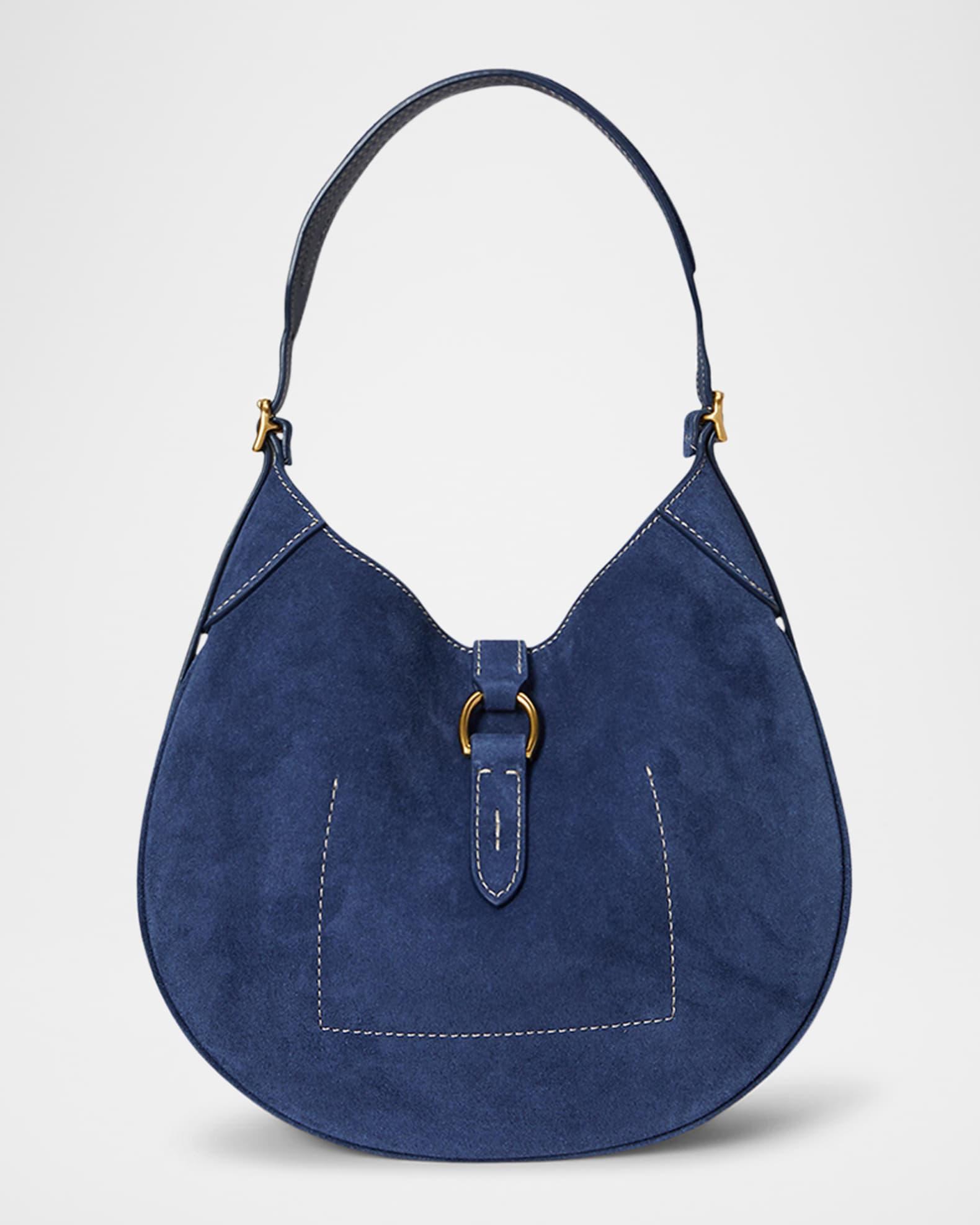 Polo ID Small Suede Shoulder Bag  Product Image