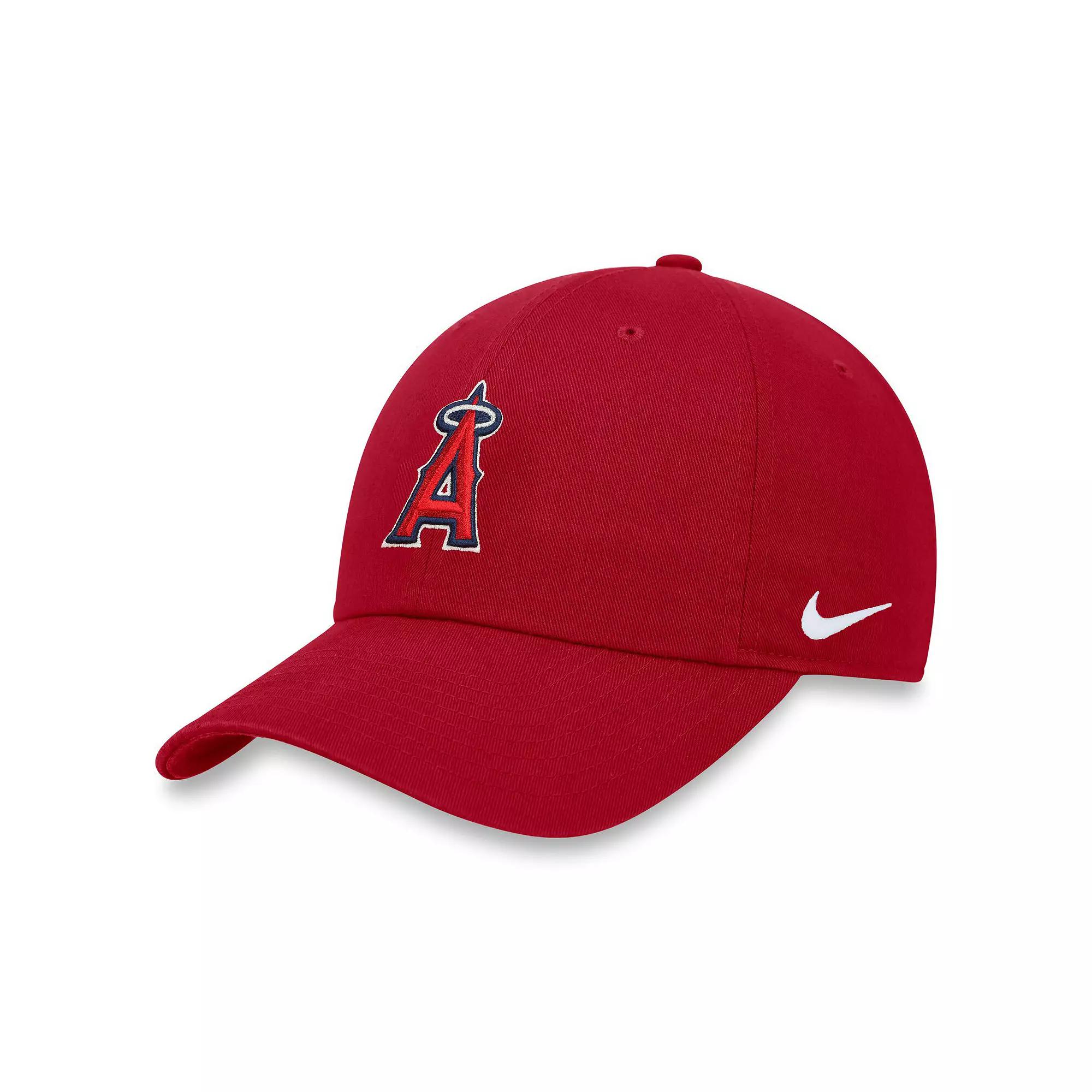 Men's Nike Red Los Angeles Angels Club Adjustable Hat,  Product Image