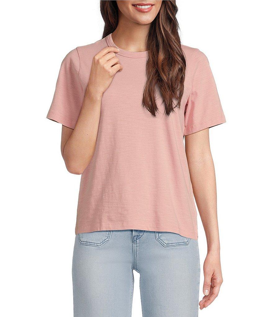 Faherty Sunwashed Crew Neck Short Sleeve Organic Cotton Tee Shirt Product Image